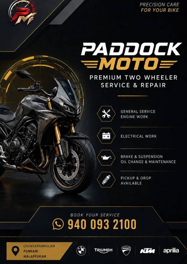 Paddock Moto: Two Wheeler Service and Repair